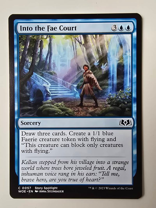 INTO THE FAE COURT (WOE) (C 0057) (MTG) (TRADING CARD)