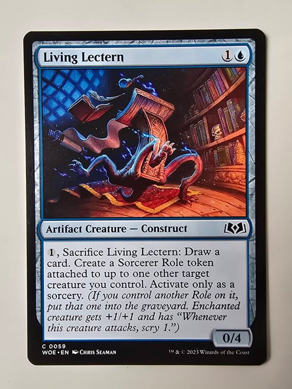LIVING LECTERN (WOE) (C 0059) (MTG) (TRADING CARD)