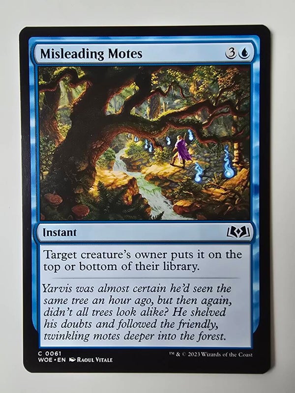 MISLEADING MOTES (WOE) (C 0061) (MTG) (TRADING CARD)