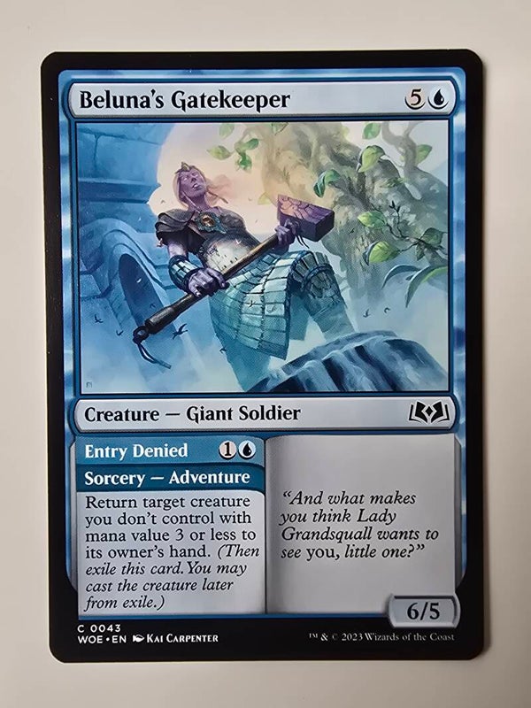 BELUNA'S GATEKEEPER (WOE) (C 0043) (MTG) (TRADING CARD)