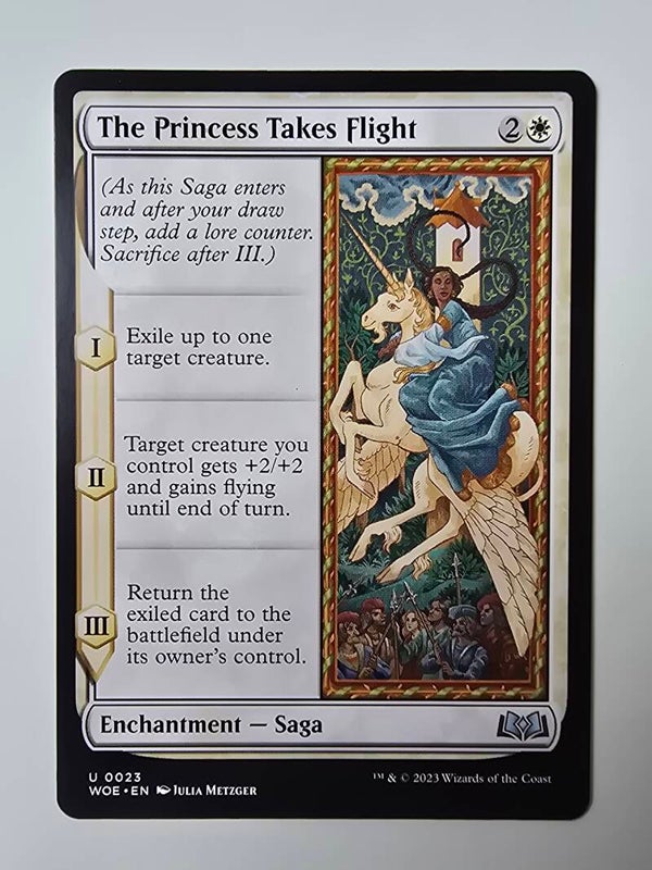 THE PRINCESS TAKES FLIGHT (WOE) (U 0023) (MTG) (TRADING CARD)