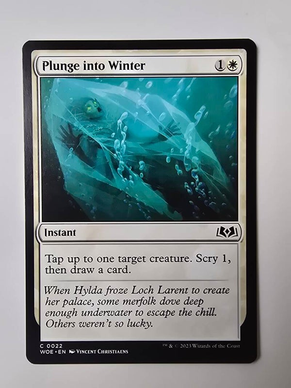 PLUNGE INTO WINTER (WOE) (C 0022) (MTG) (TRADING CARD)