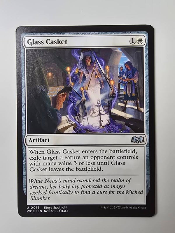 GLASS CASKET (WOE) (U 0016) (MTG) (TRADING CARD)