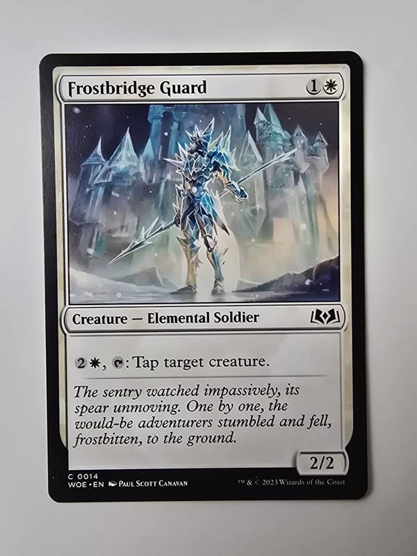 FROSTBRIDGE GUARD (WOE) (C 0014) (MTG) (TRADING CARD)