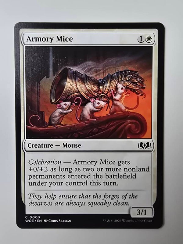 ARMORY MICE (WOE) (C 0003) (MTG) (TRADING CARD)