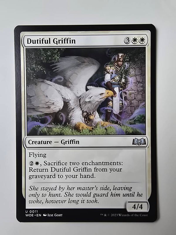 DUTIFUL GRIFFIN (WOE) (U 0011) (MTG) (TRADING CARD)