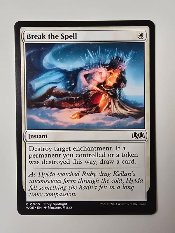 BREAK THE SPELL (WOE) (C 0005) (MTG) (TRADING CARD)