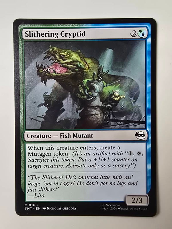SLITHERING CRYPTID (TMT) (C 0168) (MTG) (TRADING CARD)