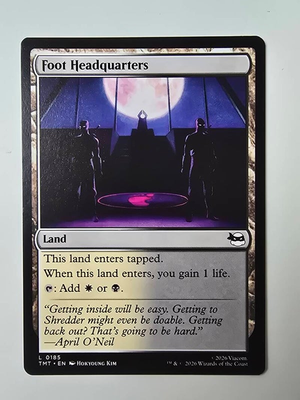 FOOT HEADQUARTERS (TMT) (L 0185) (MTG) (TRADING CARD)