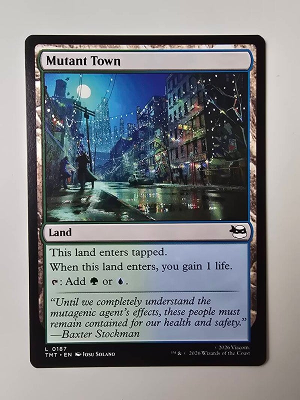 MUTANT TOWN (TMT) (L 0187) (MTG) (TRADING CARD)