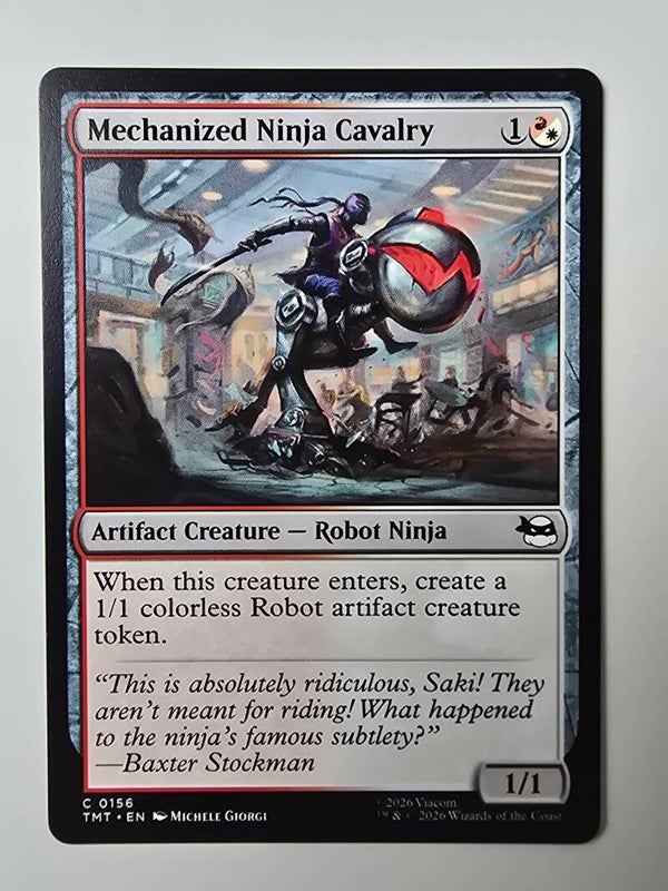 MECHANIZED NINJA CAVALRY (TMT) (C 0156) (MTG) (TRADING CARD)