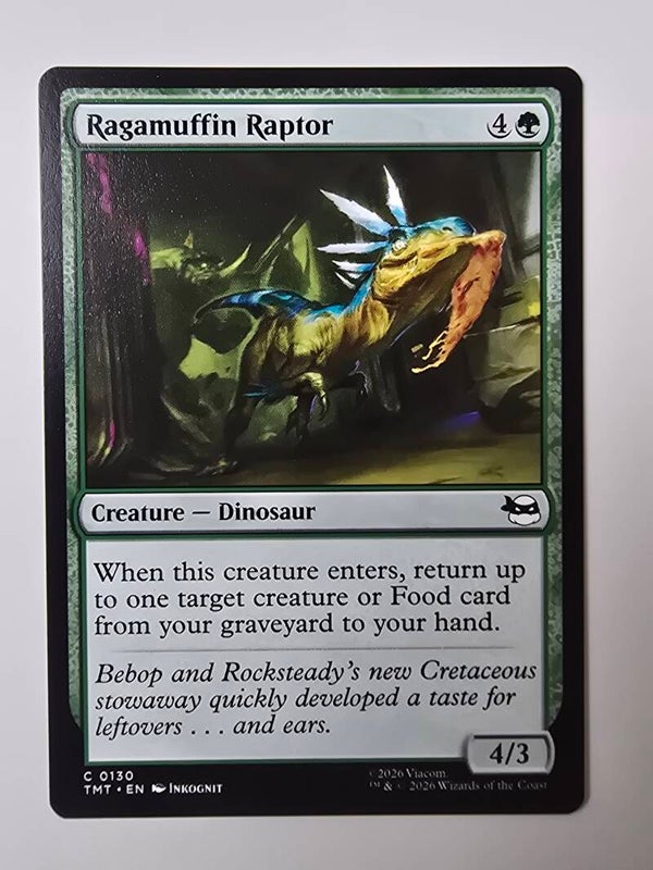 RAGAMUFFIN RAPTOR (TMT) (C 0130) (MTG) (TRADING CARD)