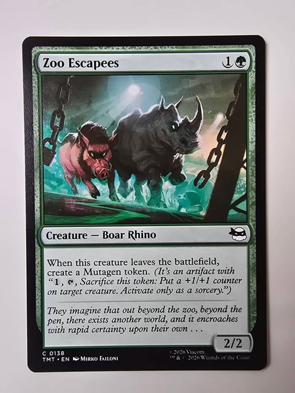 ZOO ESCAPEES (TMT) (C 0138) (MTG) (TRADING CARD)