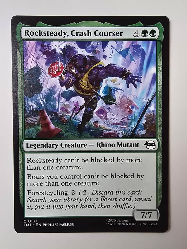 ROCKSTEADY, CRASH COURSER (TMT) (C 0131) (MTG) (TRADING CARD)