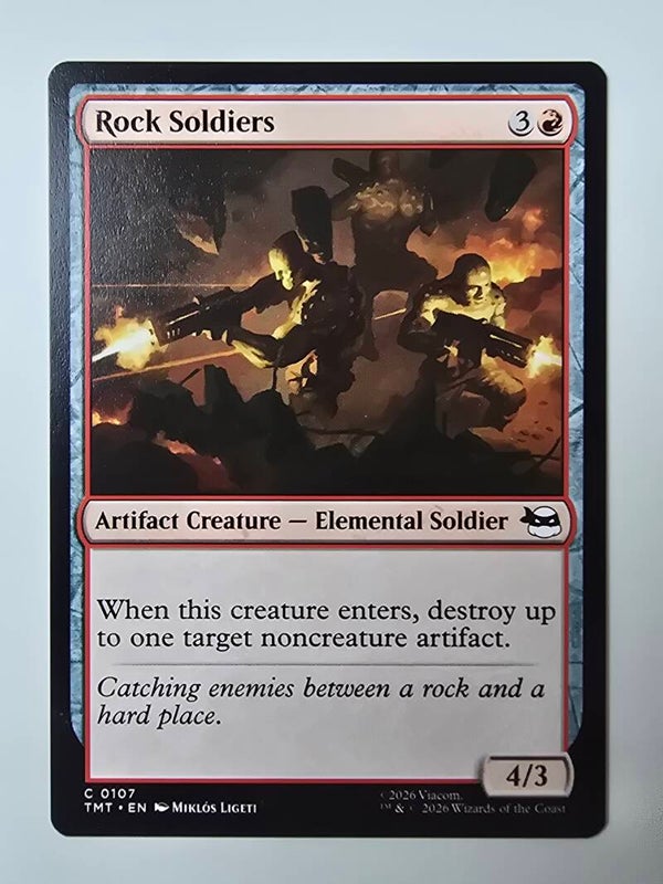 ROCK SOLDIERS (TMT) (C 0107) (MTG) (TRADING CARD)