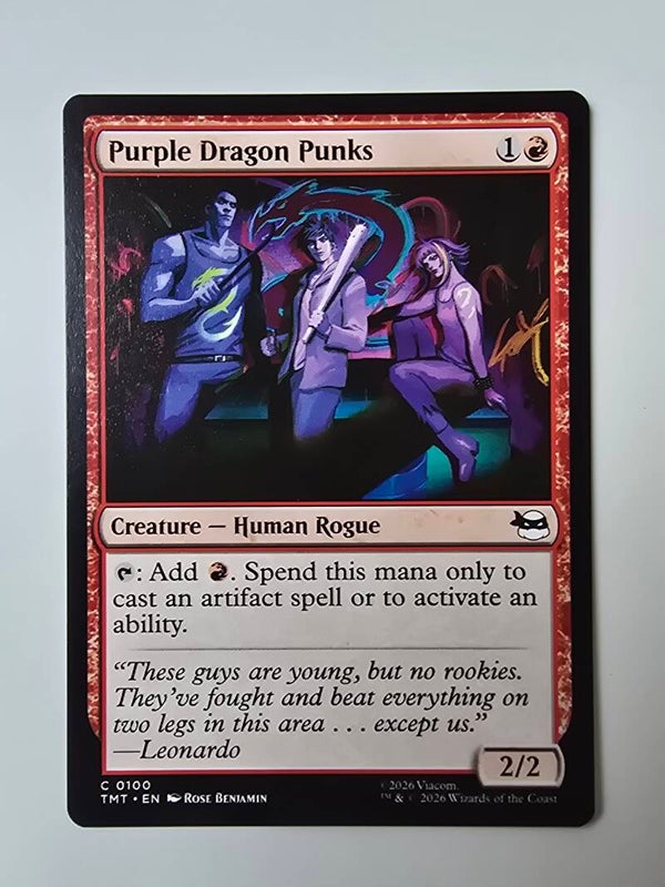 PURPLE DRAGON PUNKS (TMT) (C 0100) (MTG) (TRADING CARD)