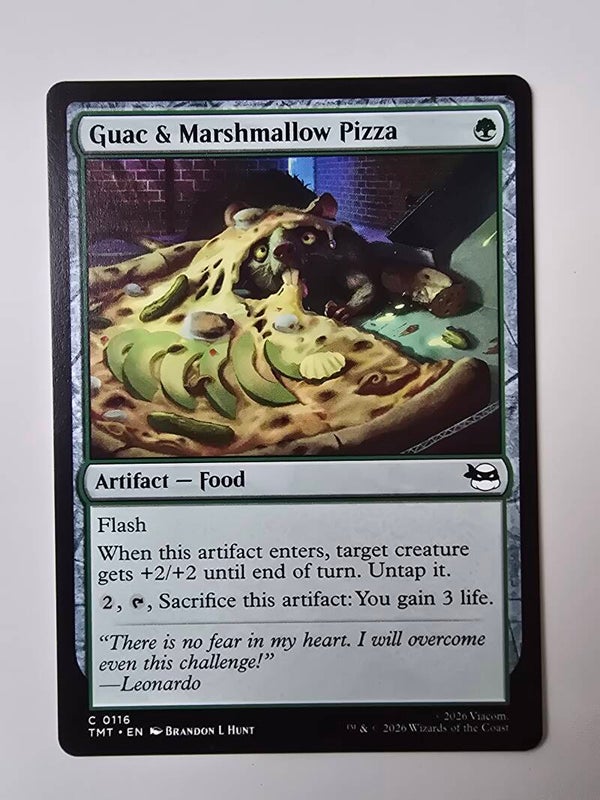 GUAC & MARSHMALLOW PIZZA (TMT) (C 0116) (MTG) (TRADING CARD)