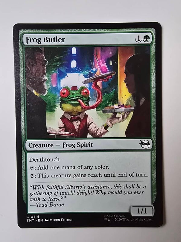 FROG BUTLER (TMT) (C 0114) (MTG) (TRADING CARD)