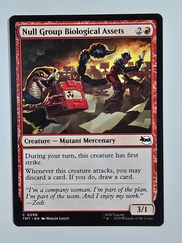 NULL GROUP BIOLOGICAL ASSETS (TMT) (C 0098) (MTG) (TRADING CARD)