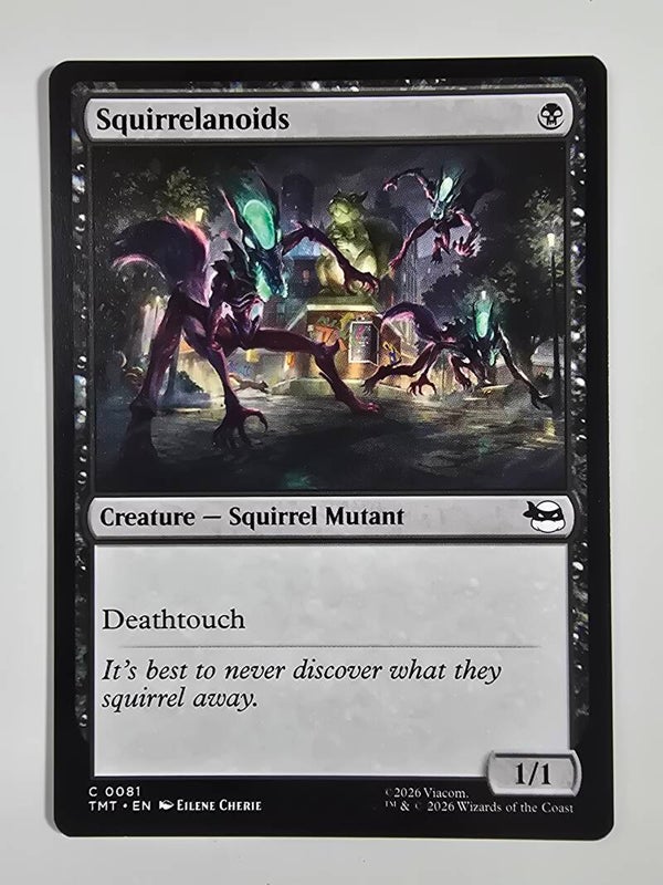 SQUIRRELANOIDS (TMT) (C 0081) (MTG) (TRADING CARD)