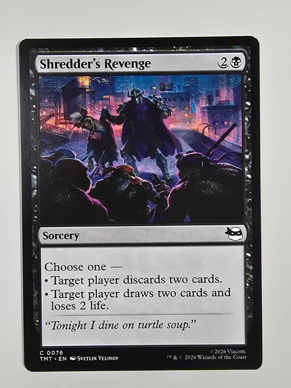 SHREDDER'S REVENGE (TMT) (C 0076) (MTG) (TRADING CARD)