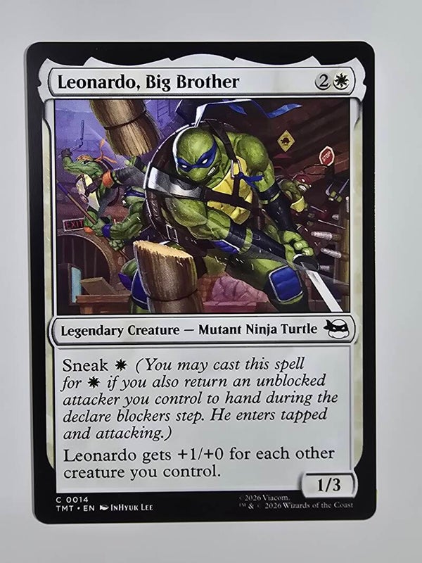 LEONARDO, BIG BROTHER (TMT) (C 0014) (MTG) (TRADING CARD)