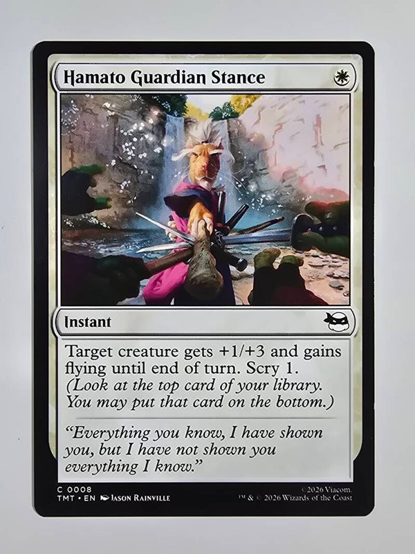 HAMATO GUARDIAN STANCE (TMT) (C 0008) (MTG) (TRADING CARD)