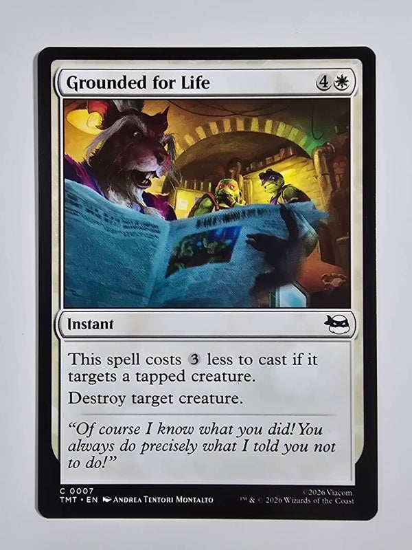 GROUNDED FOR LIFE (TMT) (C 0007) (MTG) (TRADING CARD)