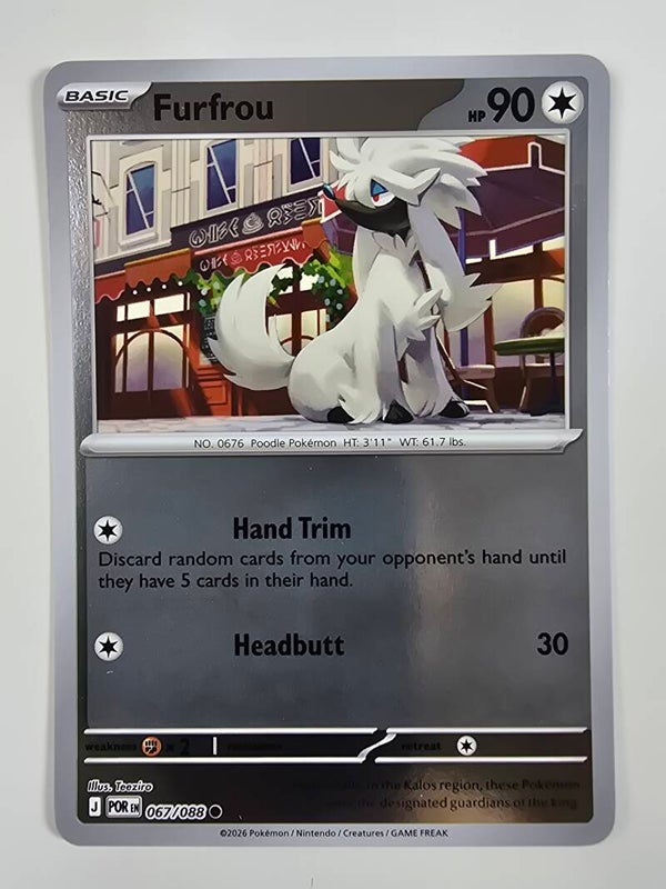 FURFROU (PERFECT ORDER 067/088) (REVERSE HOLO) (POKÉMON) (TRADING CARD)
