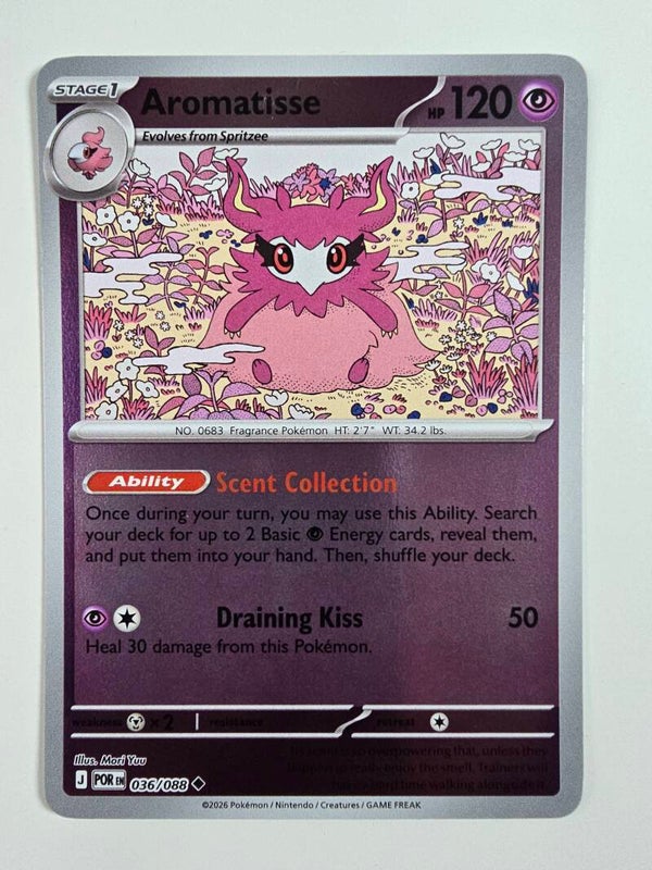 AROMATISSE (PERFECT ORDER 036/088) (REVERSE HOLO) (POKÉMON) (TRADING CARD)