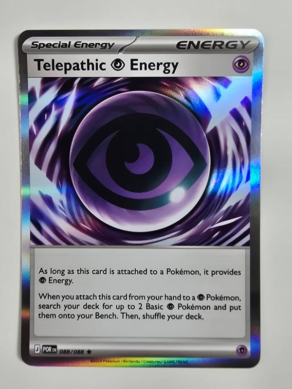 TELEPATHIC PSYCHIC ENERGY (PERFECT ORDER 088/088) (HOLO) (POKÉMON) (TRADING CARD)