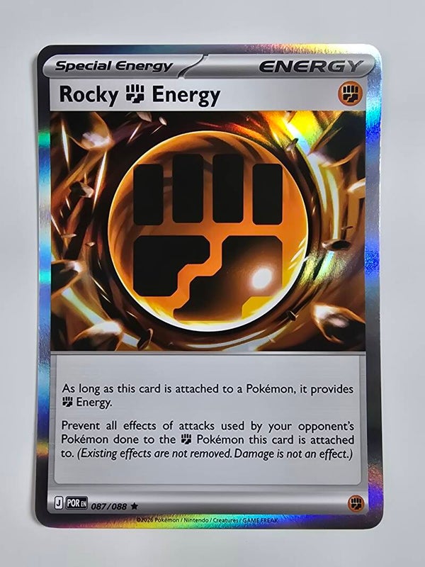 ROCKY FIGHTING ENERGY (PERFECT ORDER 087/088) (HOLO) (POKÉMON) (TRADING CARD)