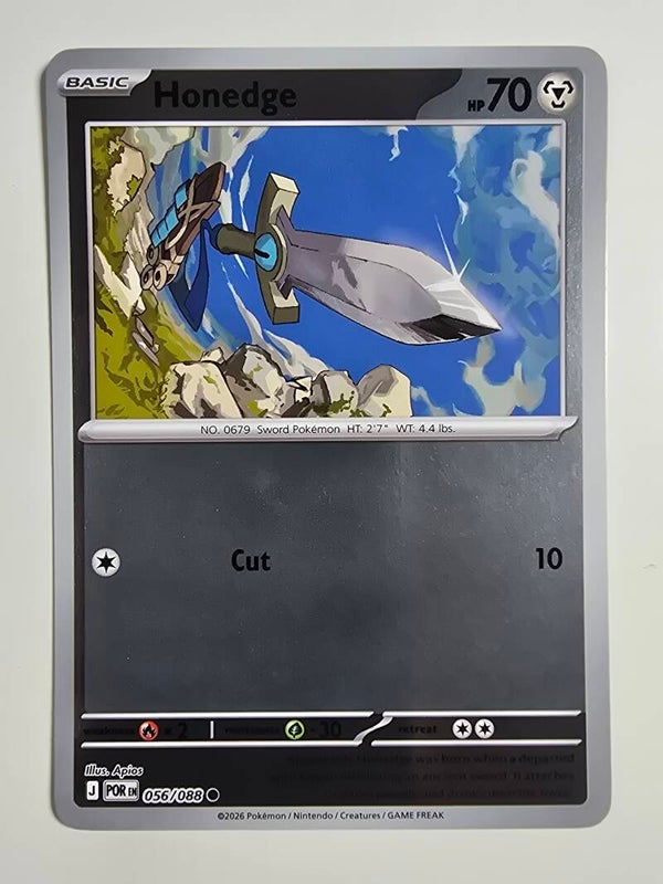HONEDGE (PERFECT ORDER 056/088) (REVERSE HOLO) (POKÉMON) (TRADING CARD)