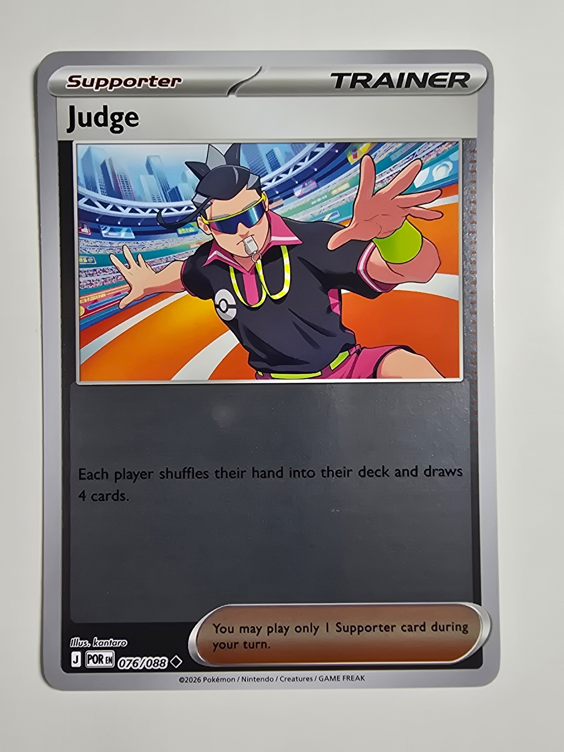 JUDGE (PERFECT ORDER 076/088) (REVERSE HOLO) (POKÉMON) (TRADING CARD)