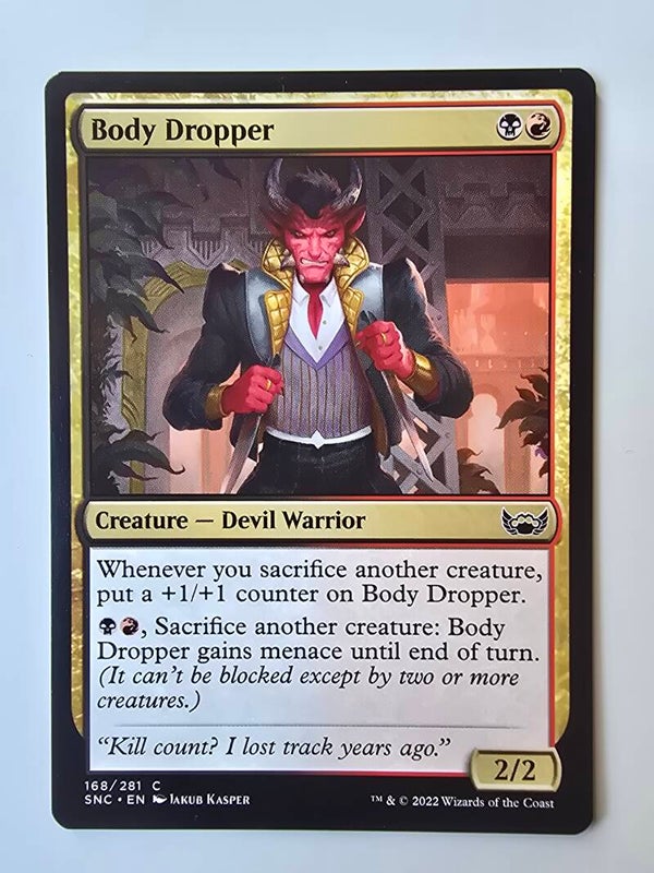 BODY DROPPER (SNC) (168/281 C) (MTG) (TRADING CARD)