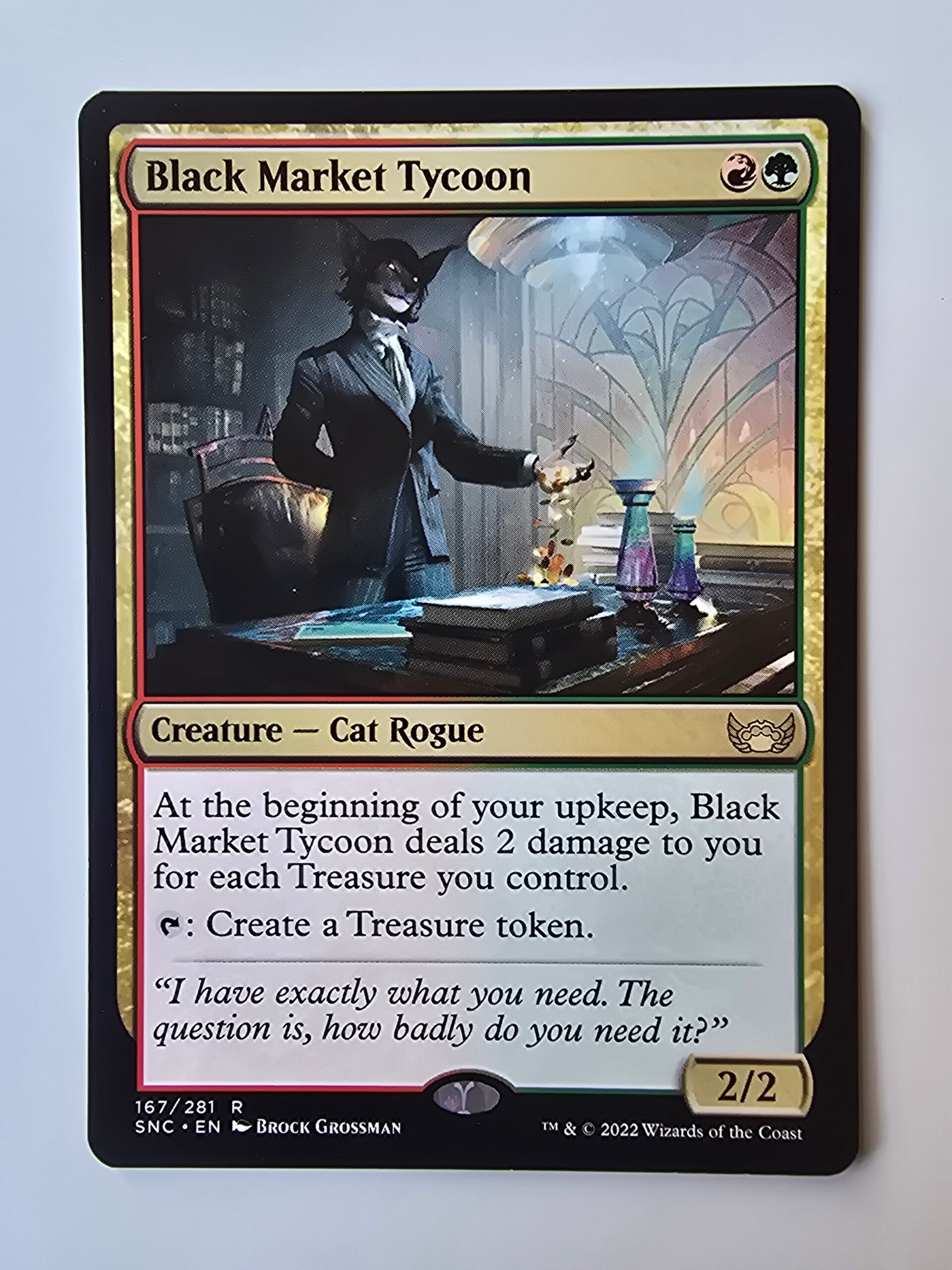 BLACK MARKET TYCOON (SNC) (167/281 R) (MTG) (TRADING CARD)