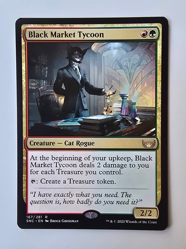 BLACK MARKET TYCOON (SNC) (167/281 R) (MTG) (TRADING CARD)
