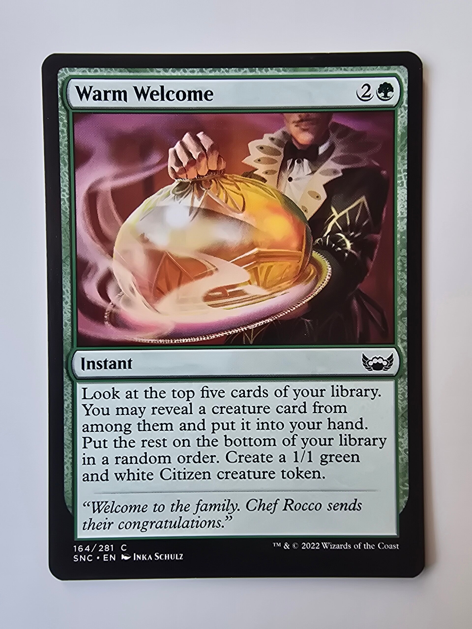 WARM WELCOME (SNC) (164/281 C) (MTG) (TRADING CARD)