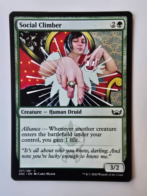 SOCIAL CLIMBER (SNC) (157/281 C) (MTG) (TRADING CARD)