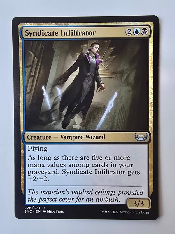 SYNDICATE INFILTRATOR (SNC) (226/281 U) (MTG) (TRADING CARD)