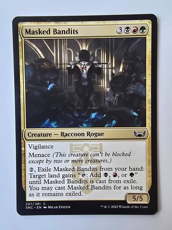 MASKED BANDITS (SNC) (201/281 C) (MTG) (TRADING CARD)