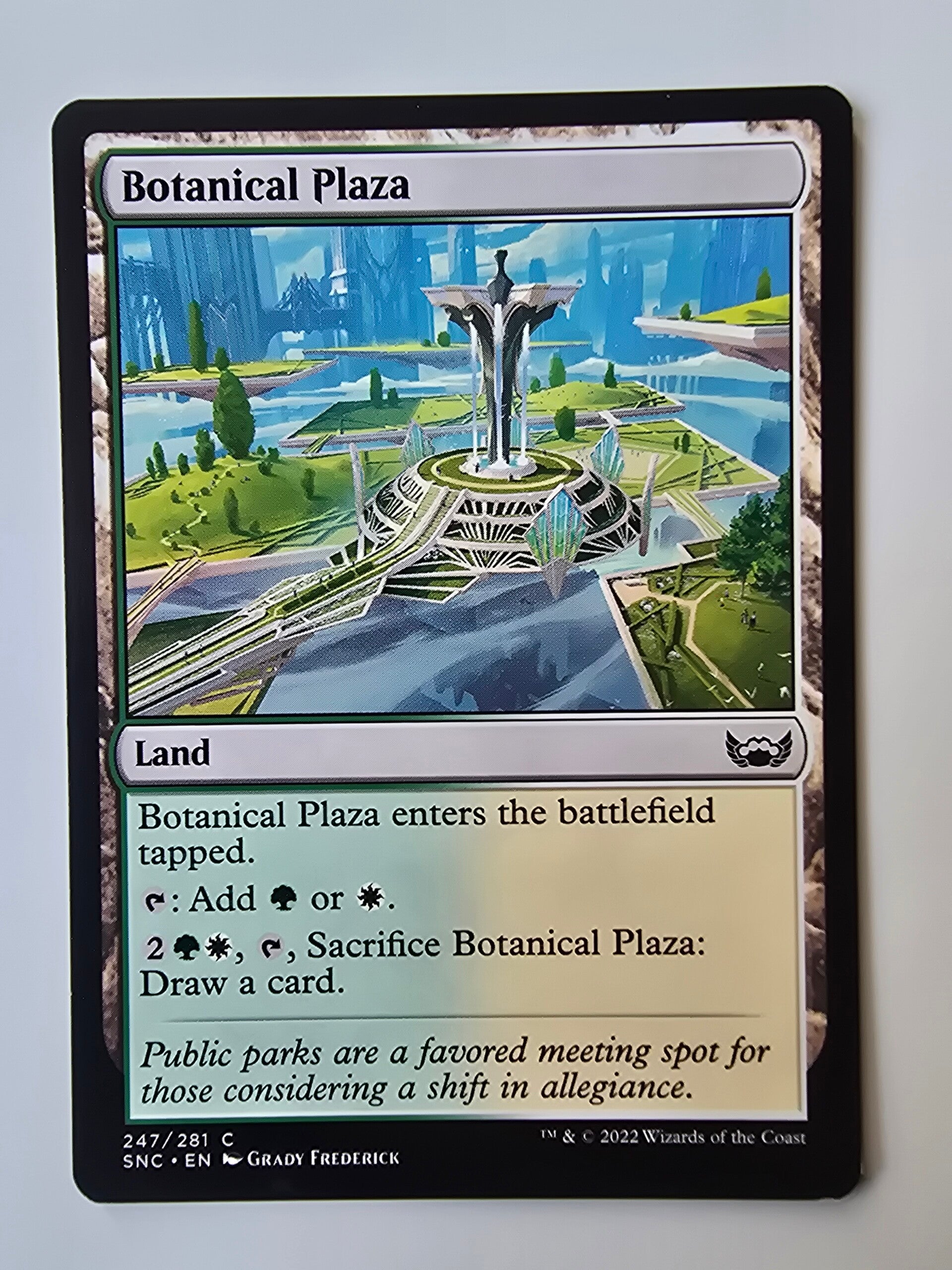 BOTANICAL PLAZA (SNC) (247/281 C) (MTG) (TRADING CARD)