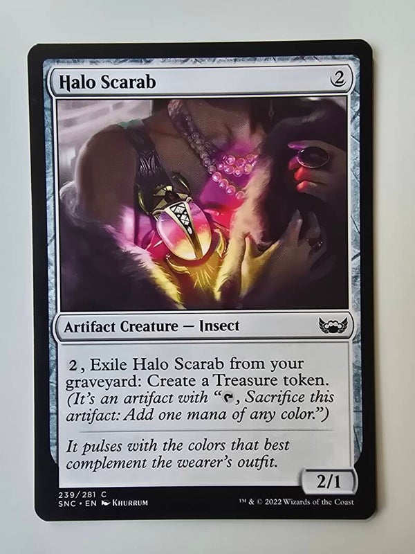 HALO SCARAB (SNC) (239/281 C) (MTG) (TRADING CARD)