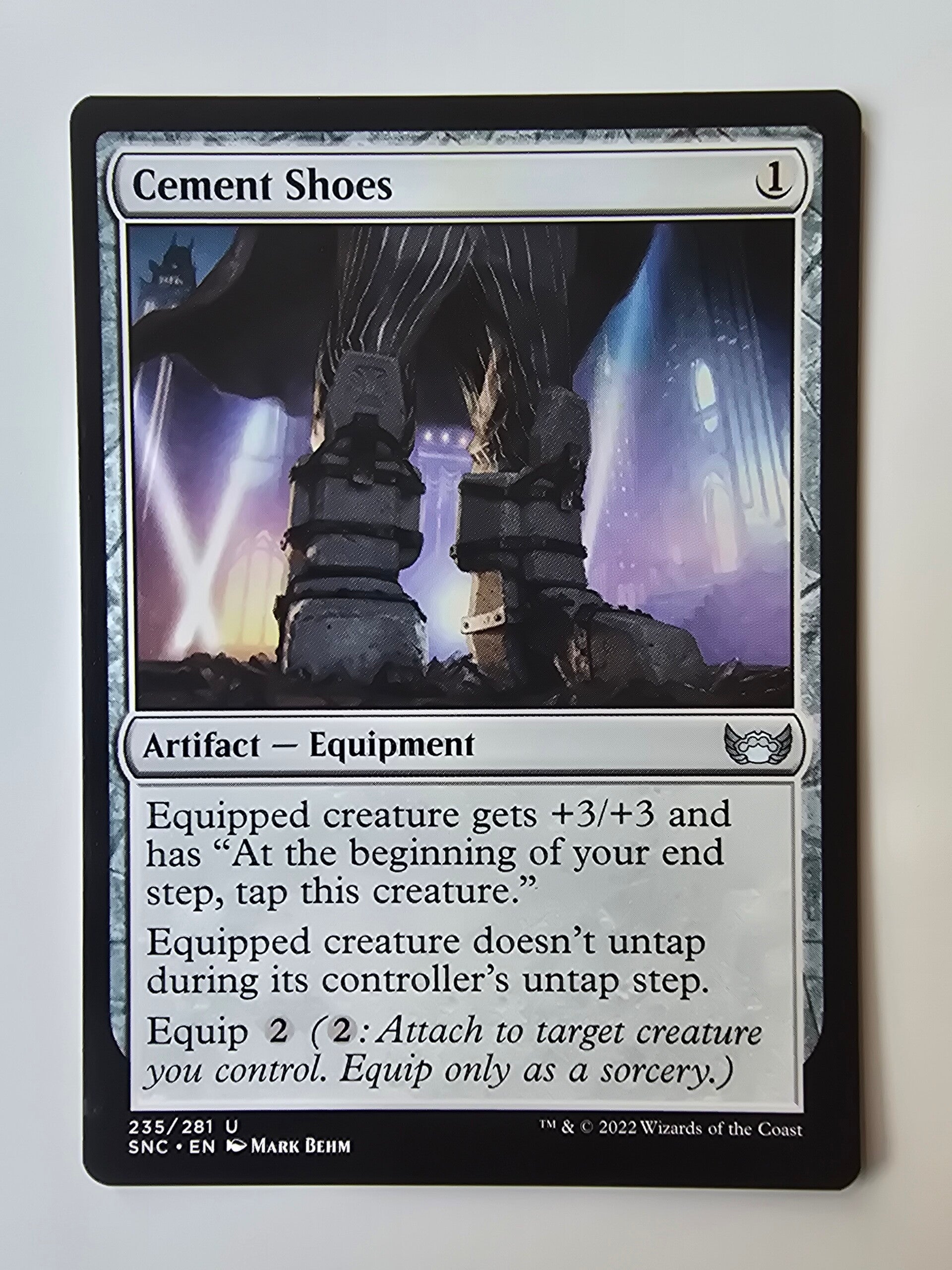 CEMENT SHOES (SNC) (235/281 U) (MTG) (TRADING CARD)