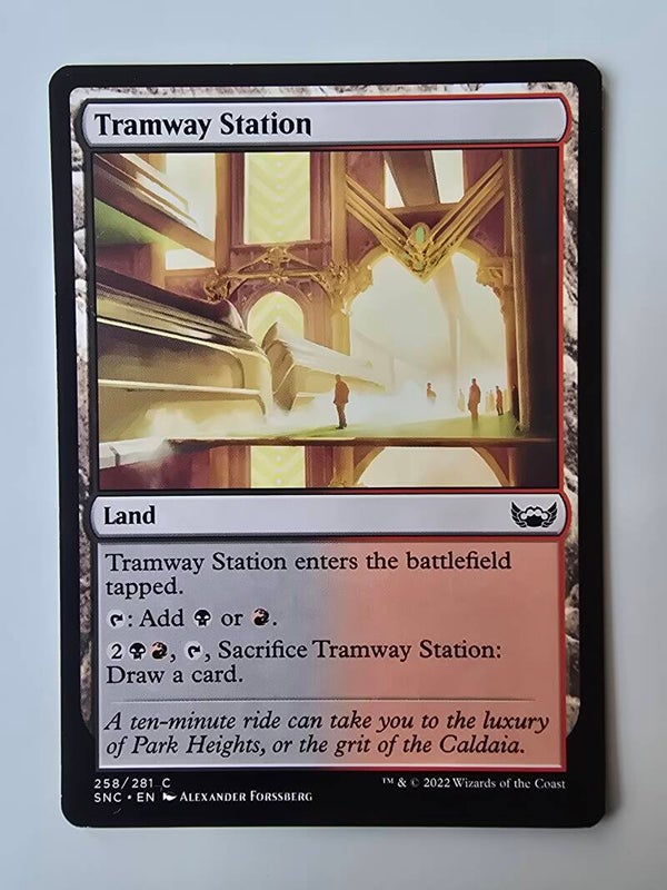 TRAMWAY STATION (SNC) (258/281 C) (MTG) (TRADING CARD)