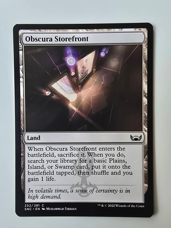 OBSCURA STOREFRONT (SNC) (252/281 C) (MTG) (TRADING CARD)
