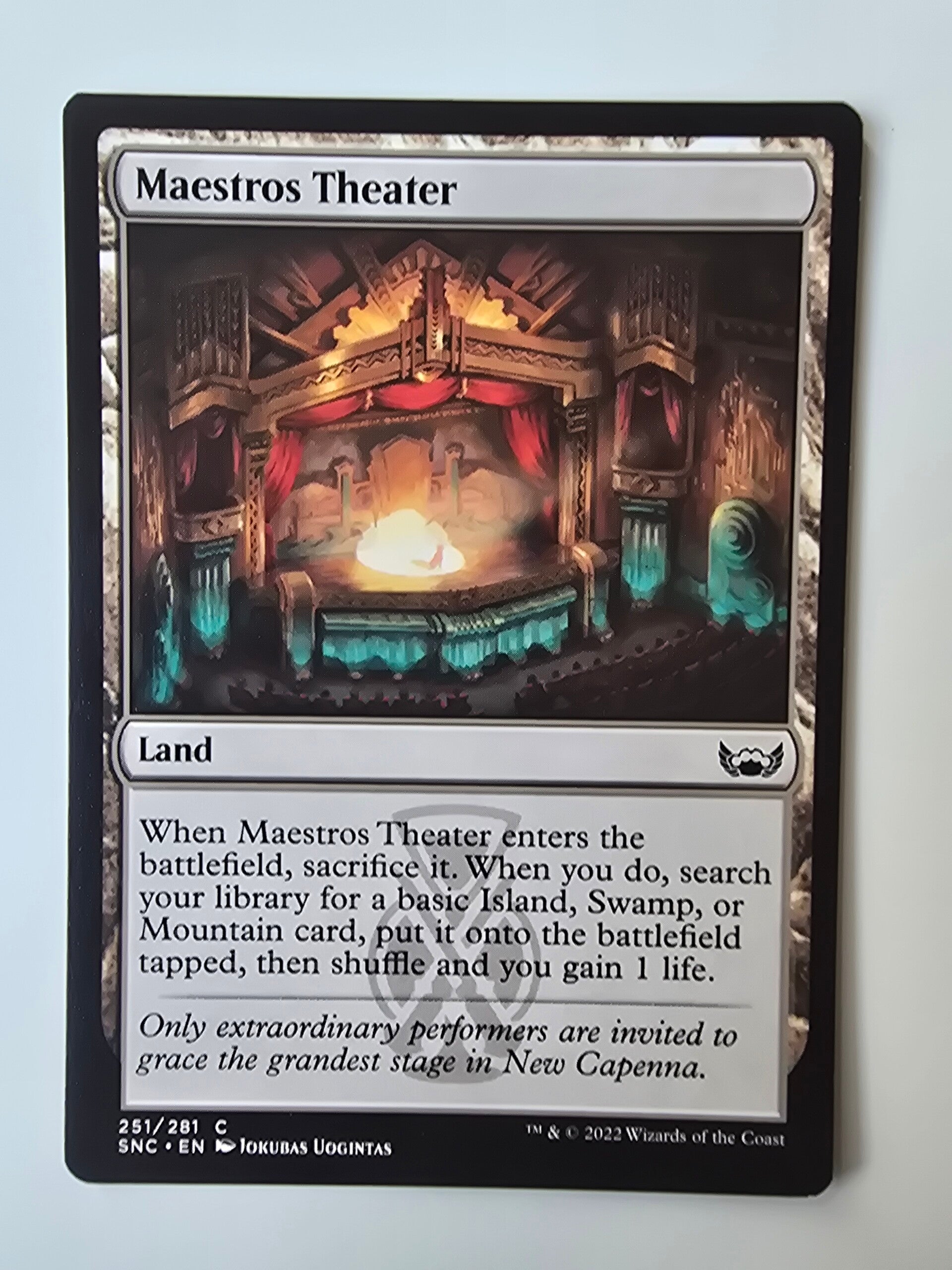 MAESTROS THEATER (SNC) (251/281 C) (MTG) (TRADING CARD)