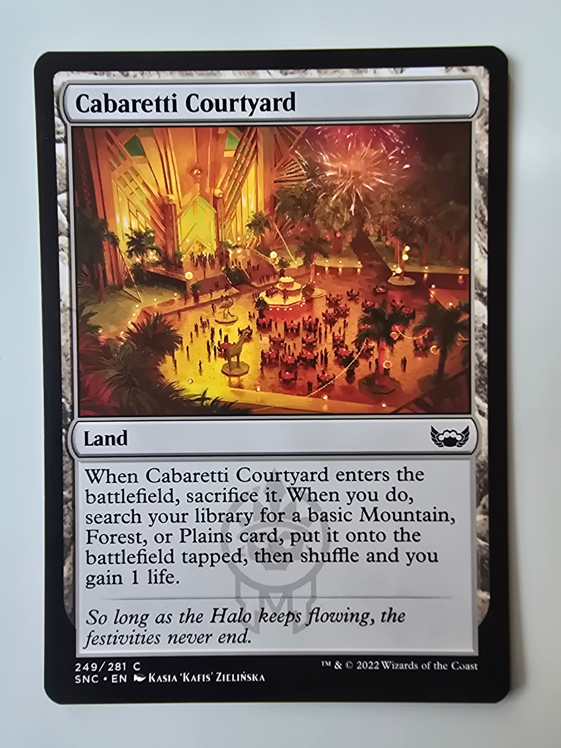 CABARETTI COURTYARD (SNC) (249/281 C) (MTG) (TRADING CARD)