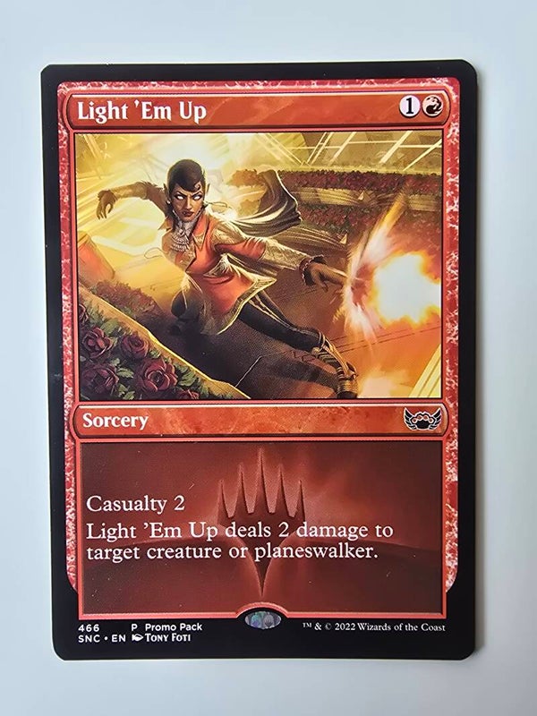 LIGHT 'EM UP (SNC) (466 P) (PROMO PACK) (MTG) (TRADING CARD)
