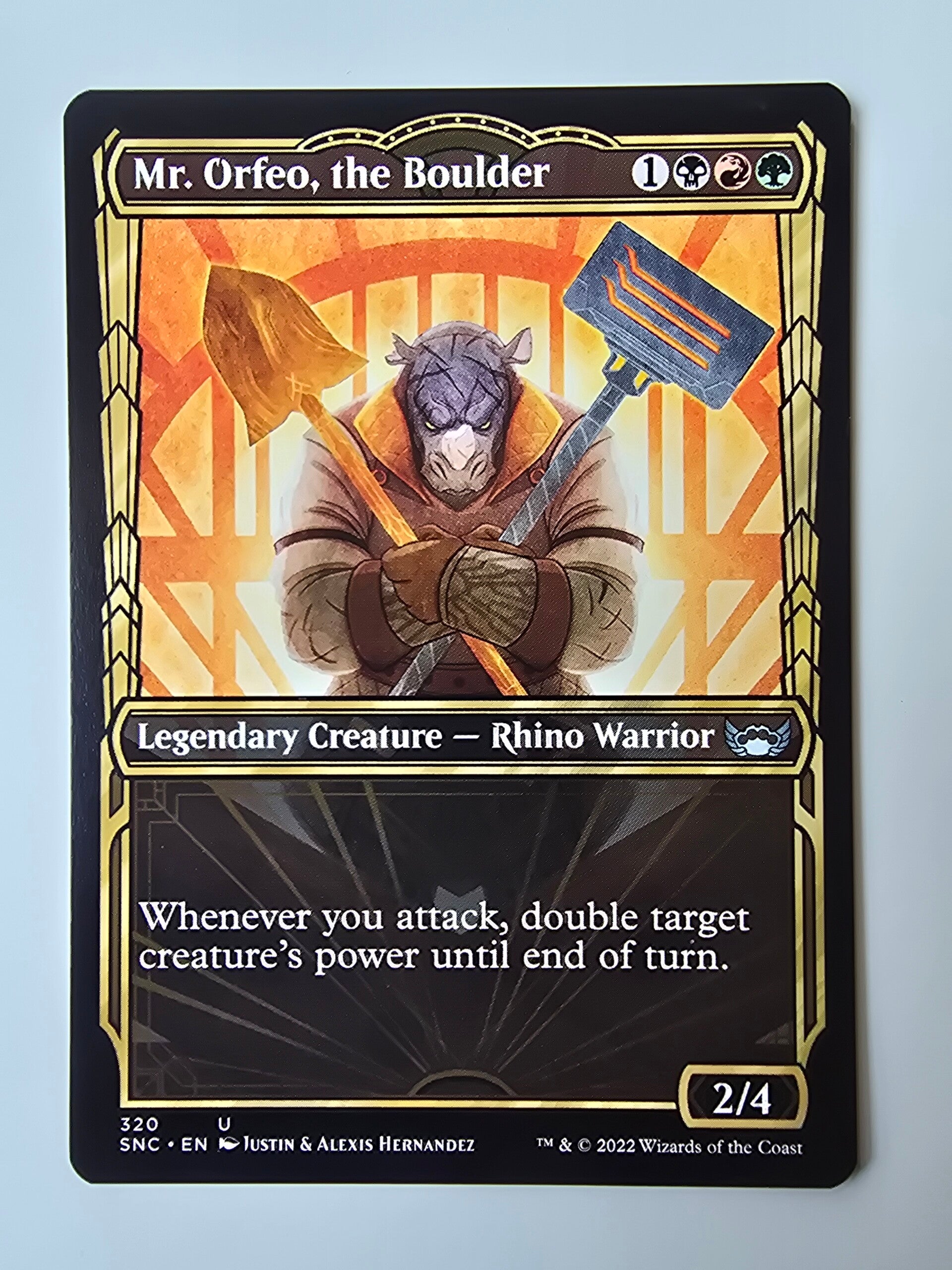 MR. ORFEO, THE BOULDER (SNC) (320 U) (MTG) (TRADING CARD)